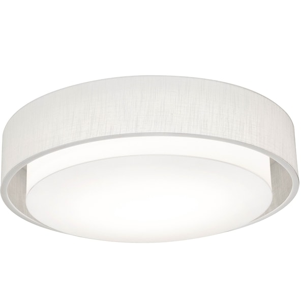 Afx Sanibel 23'' Flush Mount - Linen White Shade SAF2332MB-LW - main